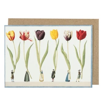 Tulip Parade Greeting Card