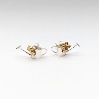 Kew x Bill Skinner Watering Can Stud Earrings