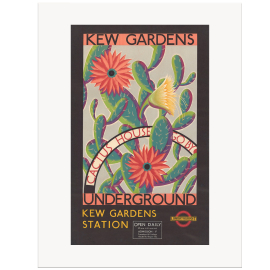 Kew Gardens by Kraber TFL A3 Print