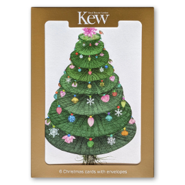 Kew Christmas Cards Waterlily Pad Tree, Pack of 6
