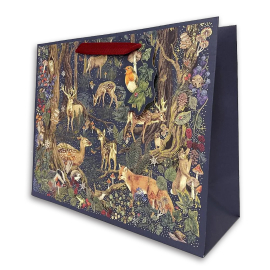 'Into the Forest' Christmas Gift Bag, Large