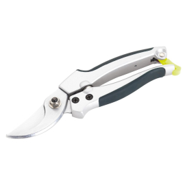 Image of the Large Bypass secateurs with metal handles on a plain white background