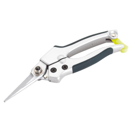 Image of the Garden Snips with metal handles on a plain white background