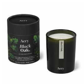 Aery Black Oak Leaf Candle