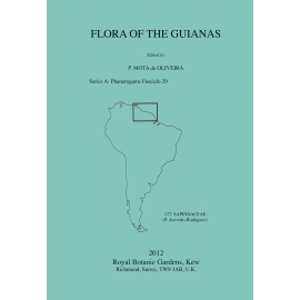 Flora of the Guianas: Fascicle 29. Sapindaceae - cover