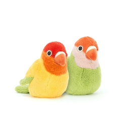 A Pair of Lovely Lovebirds Soft Toy