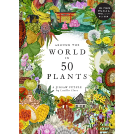 Around the world in 50 plants 1000-piece jigsaw puzzle