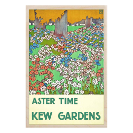 Kew Aster Time Wooden TFL Postcard