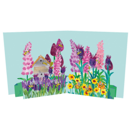 Bee Garden Pop Up Card