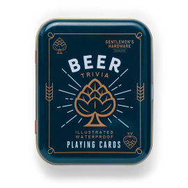 Beer Waterproof Playing Cards in a Tin