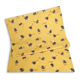 Bees of Kew Tea Towel, Yellow