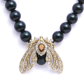 Moth Pearl Necklace