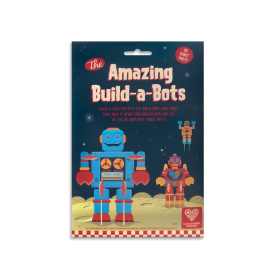 The Amazing Build-a-Bots including 36 robot parts. Letter size.