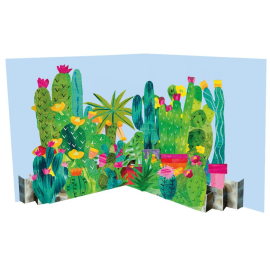 Cactus Garden Pop Up Card