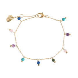 Colourful Precious Stone Bracelet