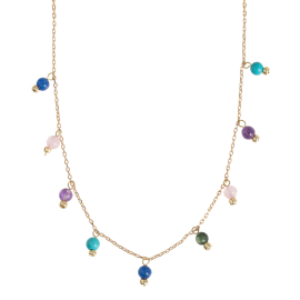 Colourful Precious Stone Necklace