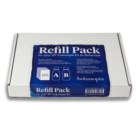 Refill Pack for your DIY Cyanotype Kit by Botanopia.