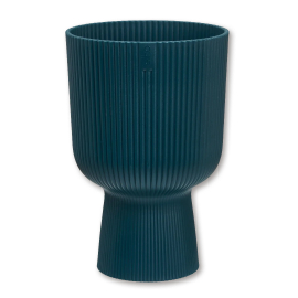Recycled Plastic Vibes Fold Coupe Pot 14cm, Blue