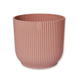 Recycled Plastic Vibes Fold Round Pot 14cm, Pink
