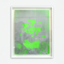 Forecourt Small Screen Print, Green, by Marc Quinn