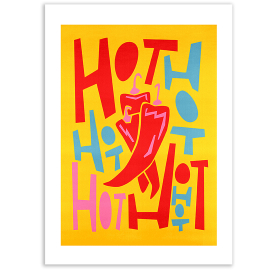 image of a poster reading Hot hot hot
