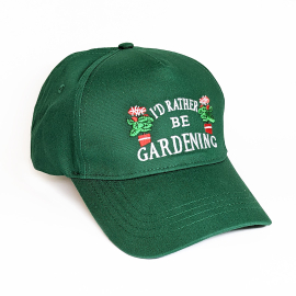 I'd Rather Be Gardening Cap, Green