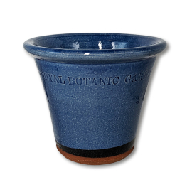 Kew Small Glazed Pot, Blue