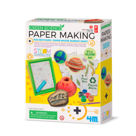 Paper making. Master the ancient technique of paper making. Have unlimited fun recycling used paper for making environmentally friendly science craft projects.