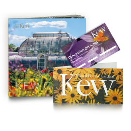 Kew guide book and 1 concession ticket gift bundle