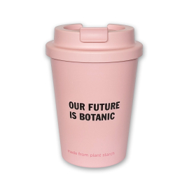 Kew 'Our Future is Botanic' Coffee Mug, Pink - front
