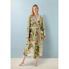 Kew x One Hundred Stars Evergreen Gown, Stone, front, lifestyle image