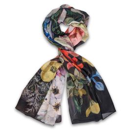 Kew Marianne North Print Scarf in Recycled Polyester