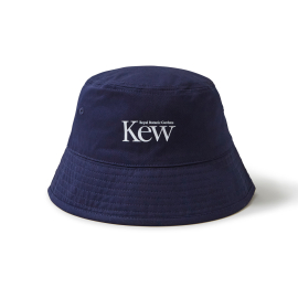 Kew Organic Cotton Bucket Hat, Navy