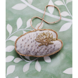 Kew x Katie Larmour Waterlily Decoration in Recycled Linen
