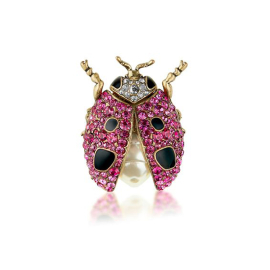 Ladybird Gems Brooch