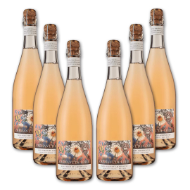 LAITHWAITES Crémant De Loire Artisan Brut Rosé Sparkling Wine, Box of 6