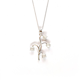 Lily of the Valley pendant necklace