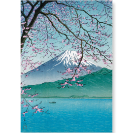 Mount Fuji in Springtime A3 Print by Ezen Design