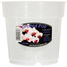 Clear Orchid Pot 15cm 
