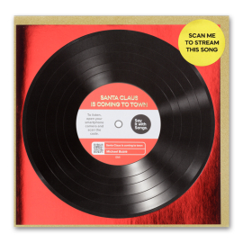 'Santa Claus is Coming to Town' Record Card