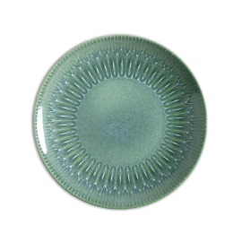 Influenced by the intricate patterns and colours from a diverse range of bugs, the Living Jewel’s salad plate marries perfectly the past and present. Features a beautiful blue and green effect. 