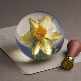 Daffodil Paperweight