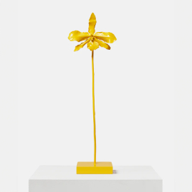Sunny World orchid bronze sculpture by Marc Quinn