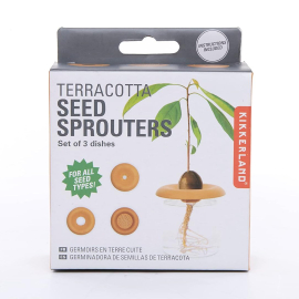 Kikkerland Terracotta Seed Sprouters box