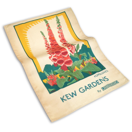 Kew x TFL Foxgloves Tea Towel