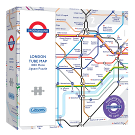 Gibsons TFL London Underground Tube Map Jigsaw Puzzle, 1000 Pieces