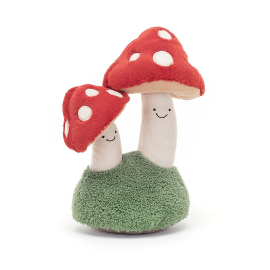 Pair of Toadstools Soft Toy