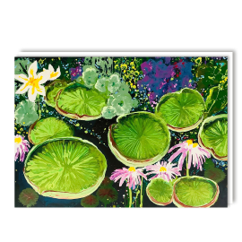 Sally Oasis Kew Waterlilies Greeting Card
