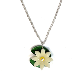 Kew Waterlily Pendant Necklace