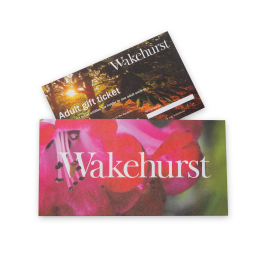 Wakehurst Adult Gift ticket in wallet.